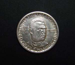 1946 Silver Booker T. Washington Commemorative Half  