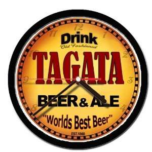  TAGATA beer and ale cerveza wall clock: Everything Else