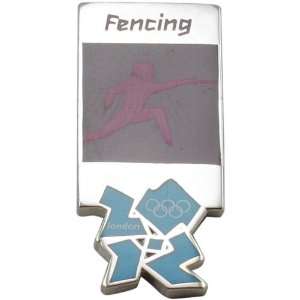  London 2012 Olympics Fencing Pictogram Pin: Sports 