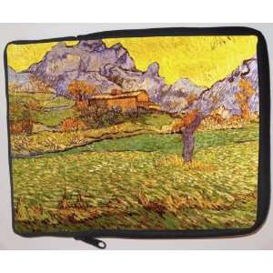 com Van Gogh Art A Meadow in the Mountains Laptop Sleeve   Note Book 