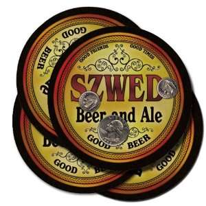  Szwed Beer and Ale Coaster Set: Kitchen & Dining