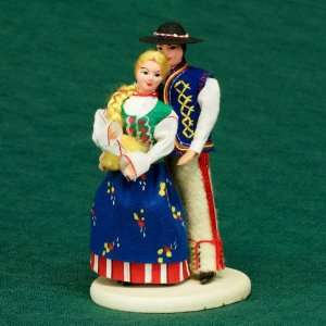  Folk Doll   Szczawnica, Couple 5.25 inches