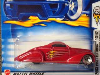 Hot Wheels 2003 First Editions Swoop Coupe Red #025  