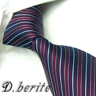 Fashion Handmade Stripe Mens Tie Polyester Necktie F102  