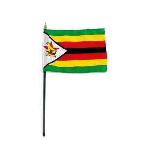  Zimbabwe Flag 4 x 6 inch: Patio, Lawn & Garden