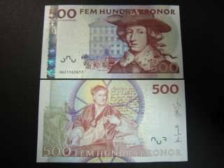 Sweden P New 2009 500 Kronor (Gem UNC)  