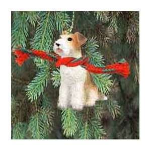  Wire Haired Fox Terrier Miniature Dog Ornament