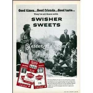  1980 Vintage Ad Jno. H. Swisher & Son, Inc. Swisher Sweets 