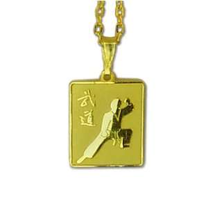 Budo Gold plated Pendant:  Sports & Outdoors