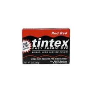  Tintex Powder, Easy Fabric Dye, #19 Red Red   2 Oz