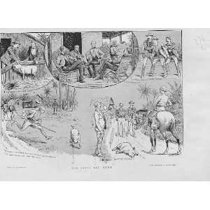  His First Pig Hunt India 1894 Antique Print