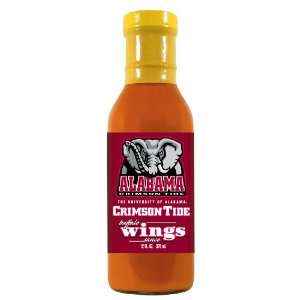    4 Pack ALABAMA Crimson Tide Buffalo Wings Sauce: Everything Else