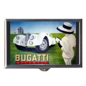  Bugatti French Retro Poster Coin, Mint or Pill Box Made in 