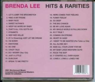 Brenda Lee CD   Hits and Rarities New / Sealed 33 Tracks  