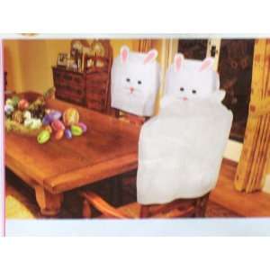  Bunny Chair Covers, Easter, Holiday Theme Party Decoration 
