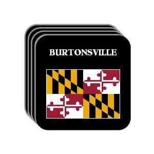  US State Flag   BURTONSVILLE, Maryland (MD) Set of 4 Mini 