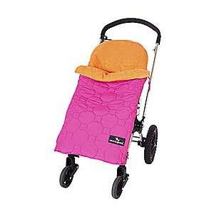  Pink and Orange Perennial Buggy Blanket Baby