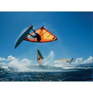 Wind Surfers 24x18:  Home & Kitchen