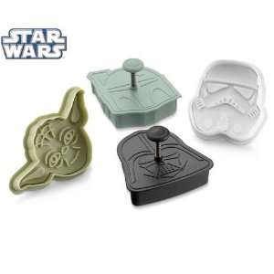  Star Wars Cookie Cutter Set Yoda, Vader, Boba Fett 