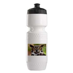    Trek Water Bottle White Blk Great Horned Owl 