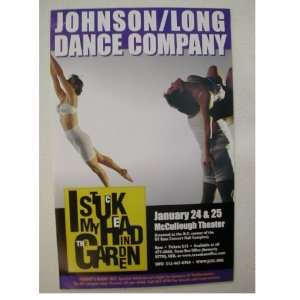  Johnson Long Dance Company Poster I stuck My head 