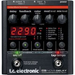  T C Electronic ND 1 Nova Delay Stereo Digital Delay Pedal