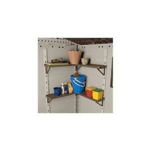  Corner Shelf for Sheds   Set Of 2