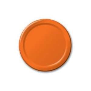    Heavy Duty 10 inch Paper Plates, Sunkissed Orange