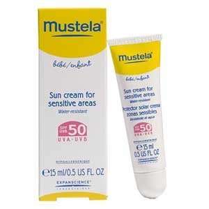Sun cream for sensitive areas SPF 50 .5 fl oz.