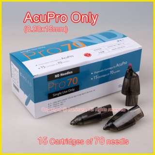 AcuPro Easy Acupuncture Assistant Pen Needls, 20x15mm, 1,050pcs  