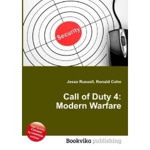  Call of Duty 4 Modern Warfare Ronald Cohn Jesse Russell 