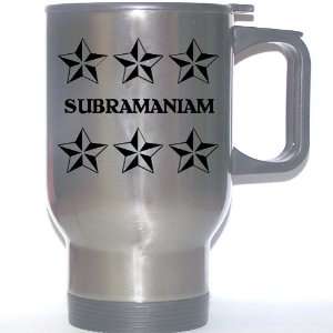  Personal Name Gift   SUBRAMANIAM Stainless Steel Mug 