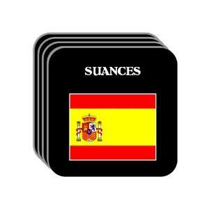  Spain [Espana]   SUANCES Set of 4 Mini Mousepad Coasters 