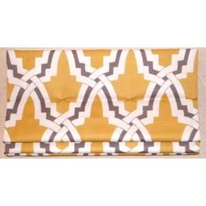  Geometric Funky Triangles Fabric Roman Shade with Blackout 