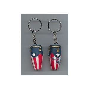  Puerto Rico Flag Congas keychain 