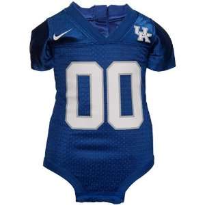 Kentucky Wildcats Infant Royal Blue Football Jersey Creeper (3 6 