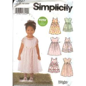  Simplicity 5627 Girls Dress: Arts, Crafts & Sewing