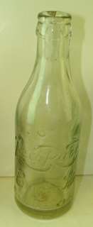   Red Race Ginger Ale Embossed Str Sd Soda Bottle Tifton, GA  