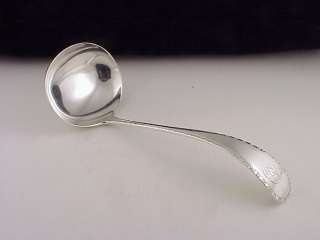 Stowell Sterling Silver Monogrammed Gravy Ladle  