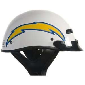 Brogies Bikewear White Large NFL San Diego Chargers Motorcycle Half 