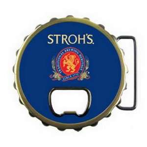  Officially Licensed Strohs Beer Belt Buckle