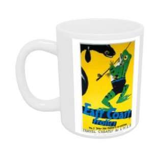  East Coast Frolics   Frog with fishing rod   Mug 