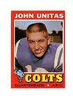 JOHNNY UNITAS 1971 Topps #1 Louisville Baltimore Colts 