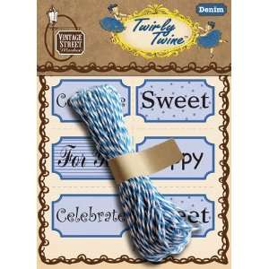 : Vintage Street Market   Craft Pantry Staples   Twirly Twine   Denim 