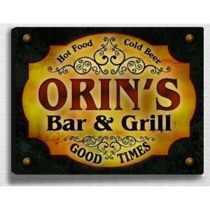  Orins Bar & Grill 14 x 11 Collectible Stretched 
