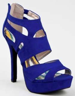   GAZE 239 High Heel Platform Cut Out Stiletto Sandal Bootie: Shoes