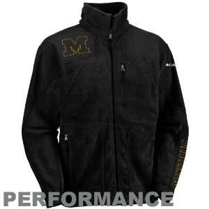 Columbia Missouri Tigers Black Stormchaser Full Zip Performance Jacket
