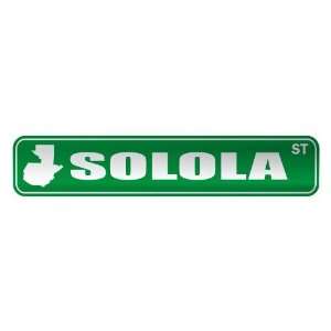   SOLOLA ST  STREET SIGN CITY GUATEMALA: Home Improvement