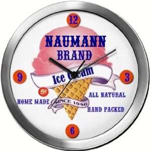  NAUMANN 14 Inch Ice Cream Metal Clock Quartz Movement 