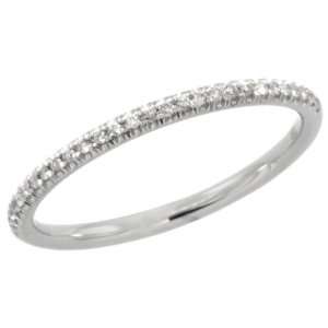   09 Carat Brilliant Cut Diamonds, 1/16 in. wide, size 8.5: Jewelry